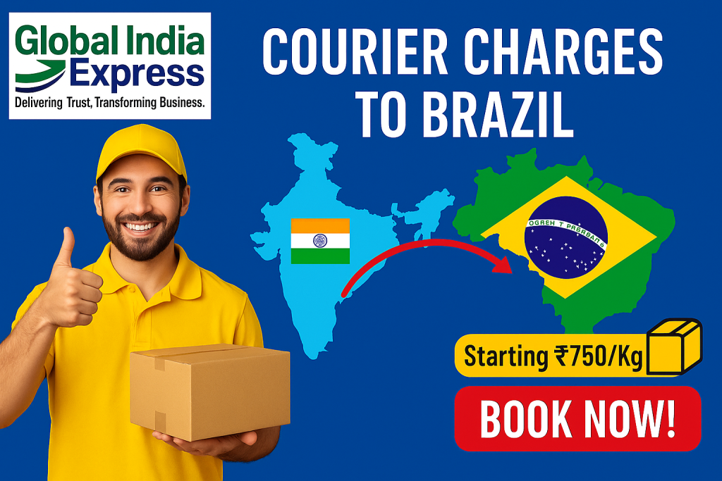 affordable courier charges for brazil