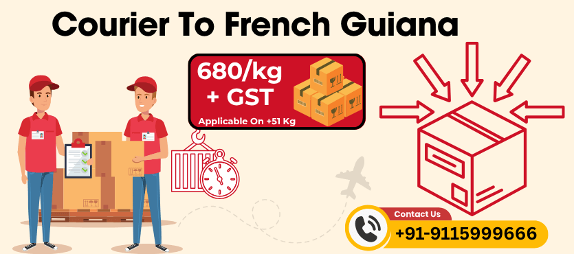 affordable courier charges for french guiana