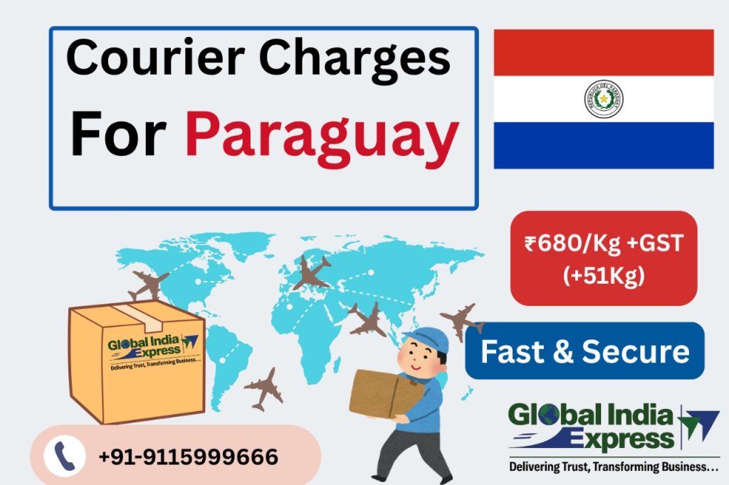 affordable courier charges for paraguay