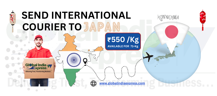 Affordable Courier Charges For Japan